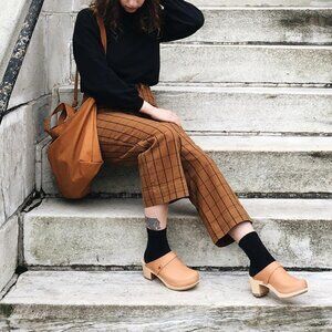 Sandgrens Handmade Swedish Wood Clogs for Women | High Heel Mule | Dublin-41